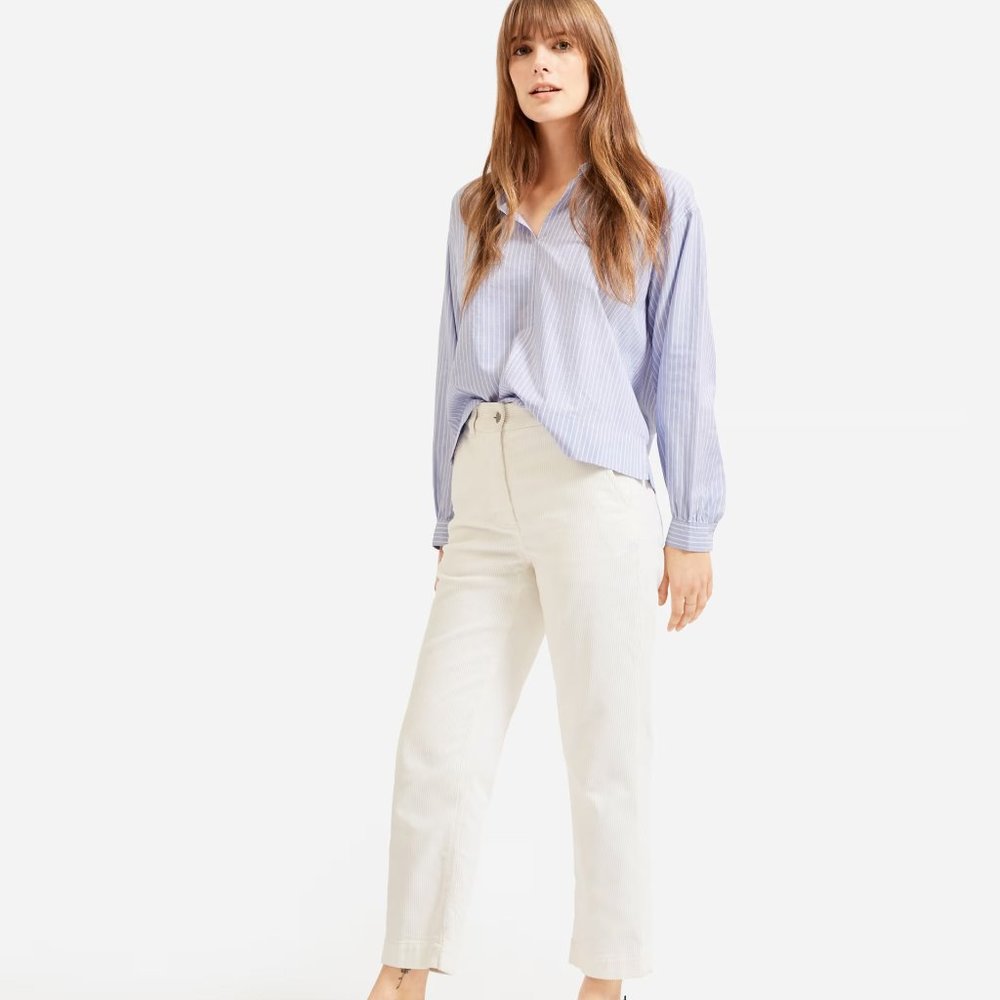 Everlane The Corduroy Straight-Leg Crop